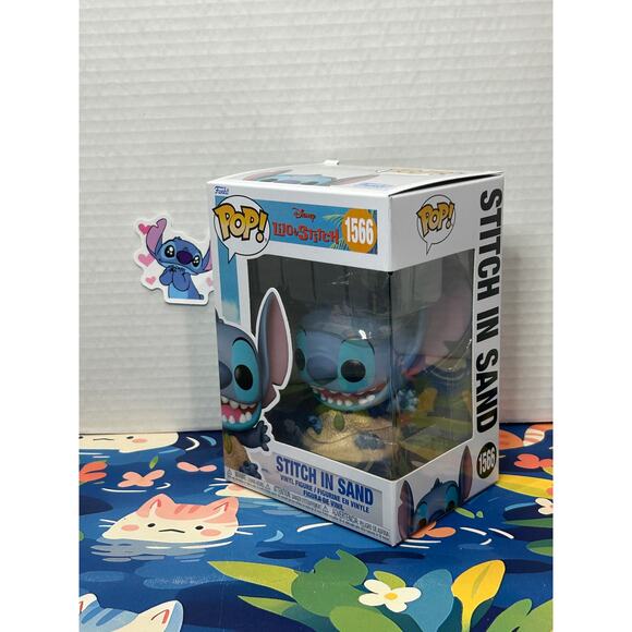 Lilo & Stitch Stitch with Tube Funko Pop! Vinyl #1565 - Picture 3 of 13